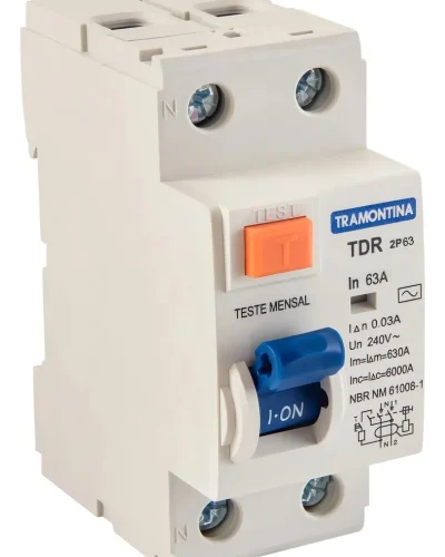 5DRA6240A-030 DISJUNTOR RESIDUAL - DR - 2P - 40A - 30MA - 6KA - REF. DRA6-240A-030 (1)